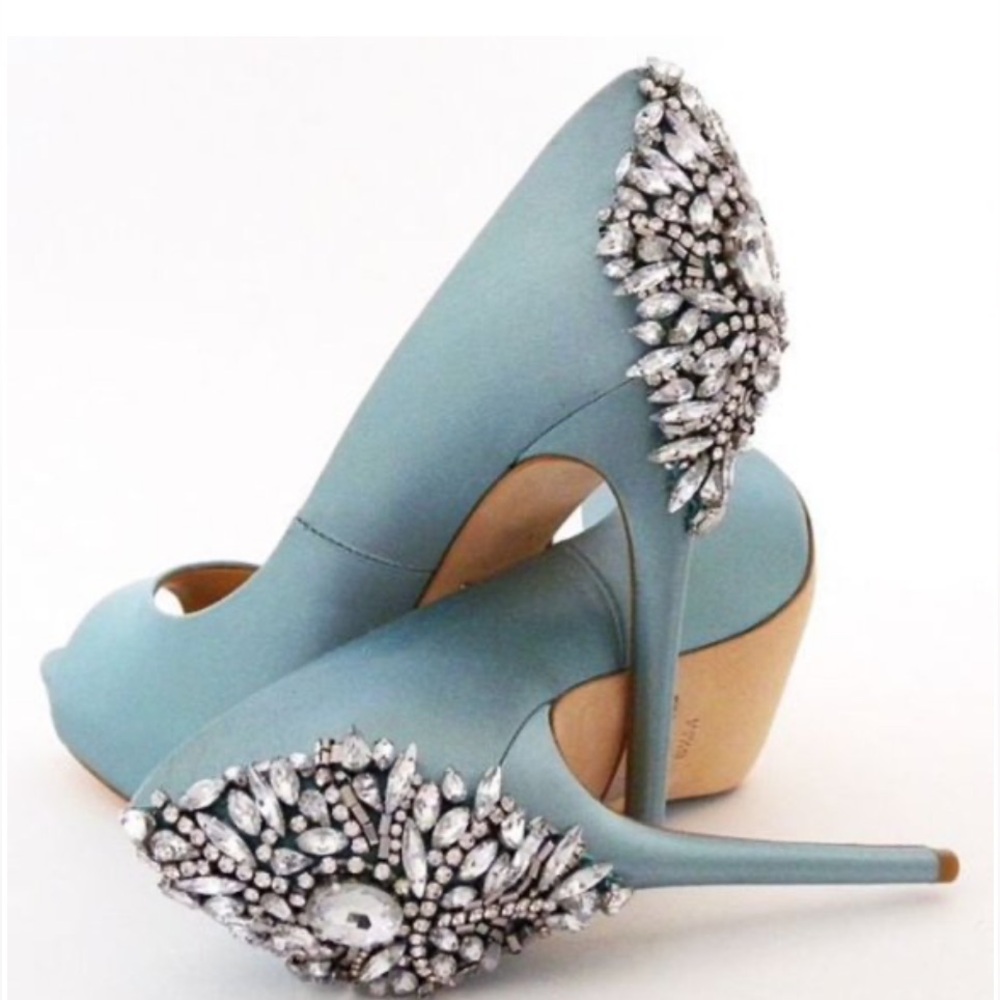 BADGLY MISCHKA KIARA PEEP TOE STILETTOS - Picture 2 of 14